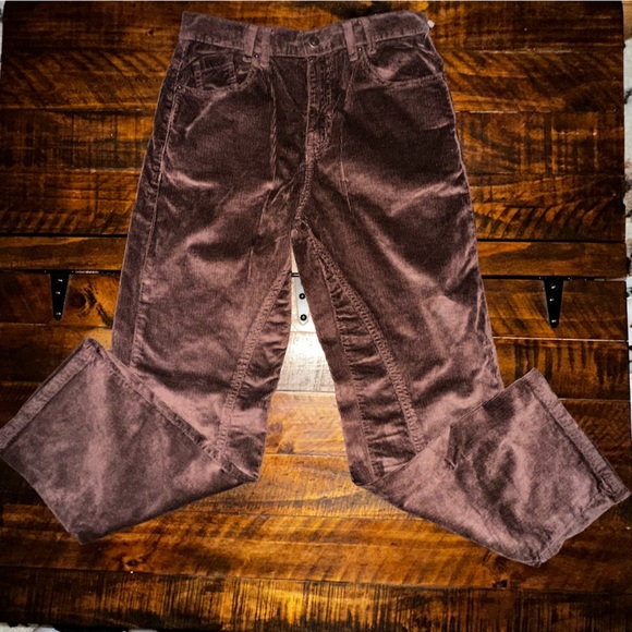 NWT We The Free Risk Taker Cord Straight Leg in Chocolate Truffle Sz 28 - Picture 5 of 16